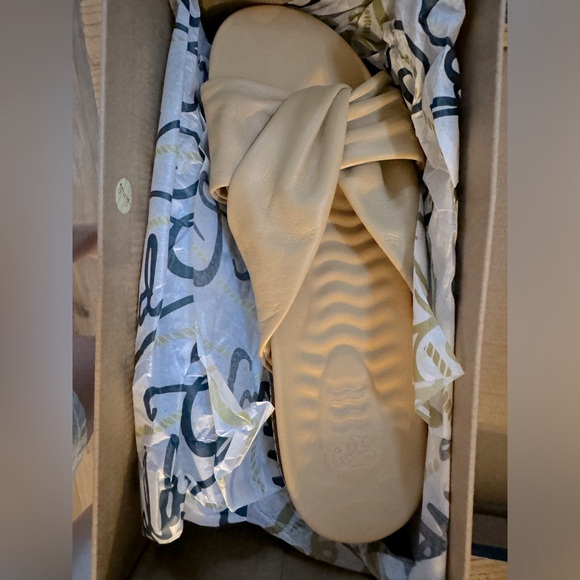 NWT Sperry Neutral Waveside Plushwave Cross Slide Sandals - Picture 3 of 6